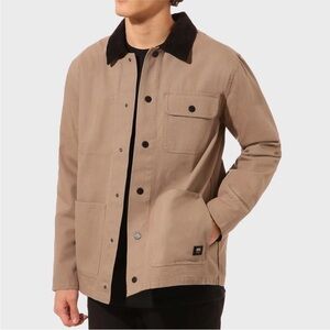 Vans canvas jacket with corduroy collar size M